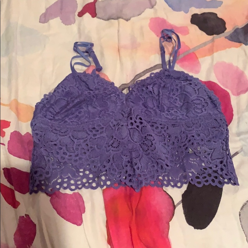 Aerie purple bralette